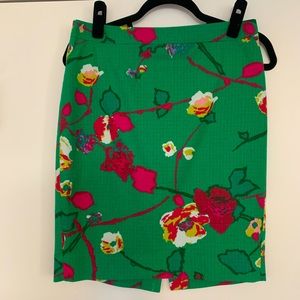 JCrew Abstract Floral Skirt